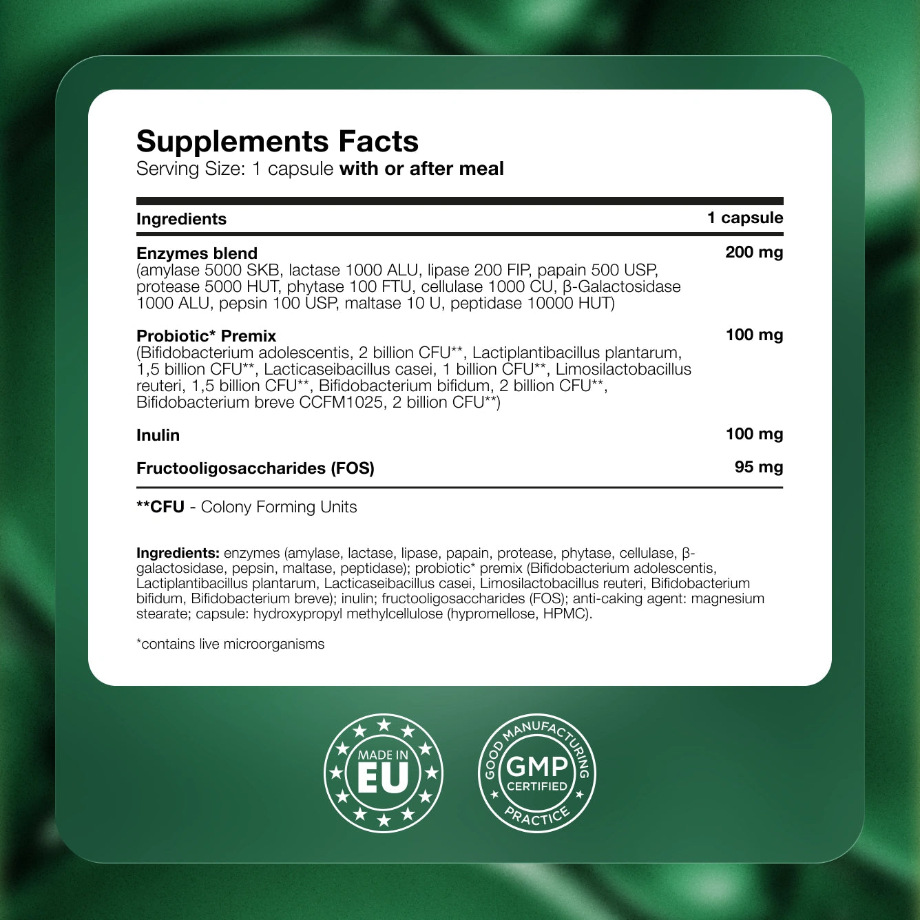 Synbiotic 3 in 1