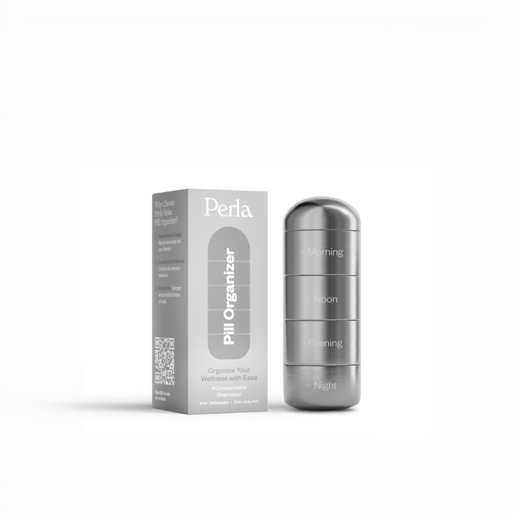 Pill Organizer Silver