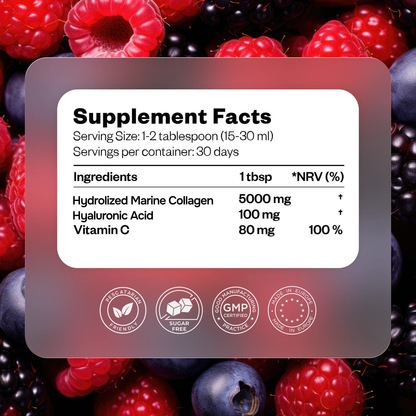 Collagen Nectar Wild Berries